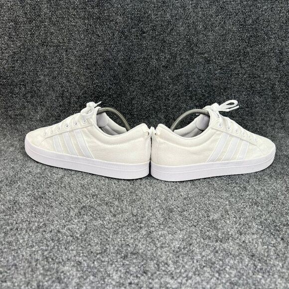 Adidas Bravada Shoes Womens Size 10 White Canvas Athletic Low Lace Skate Sneaker - Picture 6 of 11